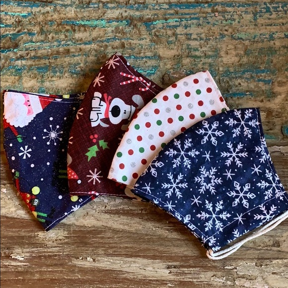 Other - Set of 4 handmade kids 100% cotton face masks
